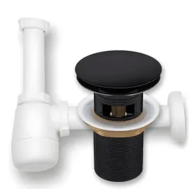 zestaw-korek-klik-klak-z-przelewem-czarny-syfon-umywalkowy-do-umywalki