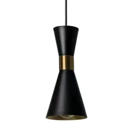 lampa-wiszaca-punktowa-zlota-czarna-klepsydra-nad-stol-wyspe-bar-abruzzo