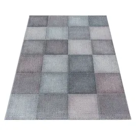 dywan-kwadraty-rozowe-pastelowe-140-cm-x-200-cm