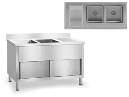 zlewozmywak-gastronomiczny-z-szafka-2-komory-140cm-stalowy
