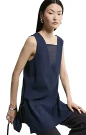 karen-millen-granatowa-bluzka-z-siateczka-petite-36-b1f