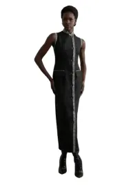 karen-millen-czarna-sukienka-prosta-dla-niskich-z-welna-38-b1f