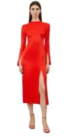karen-millen-czerwona-sukienka-prosta-z-dlugim-rekawem-40-b1f