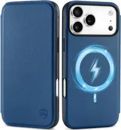 shieldon-naturalne-etui-skorzane-do-iphone-17-pro-slim-z-klapka-niebieskie