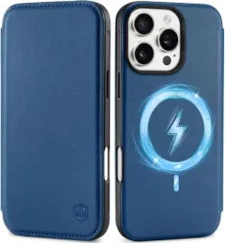 shieldon-naturalne-etui-skorzane-do-iphone-16-pro-slim-z-klapka-niebieskie