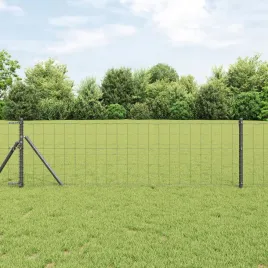 vidaxl-ogrodzenie-euro-szare-04x25-m-stal