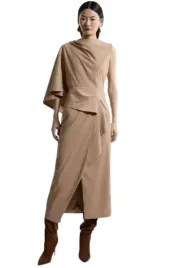 karen-millen-petite-bezowa-sukienka-midi-z-asymetrycznym-rekawem-36-b1f