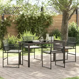 vidaxl-zestaw-5-krzesel-do-jadalni-ogrodowej-z-poduszkami-black-poly-rattan