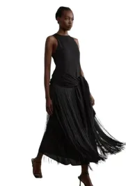 karen-millen-petite-czarna-sukienka-midi-z-fredzlami-36-b1f
