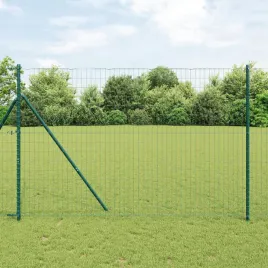 vidaxl-ogrodzenie-euro-z-7-slupkami-1-6x10-m-stal-ocynkowana-zielona