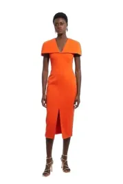 karen-millen-pomaranczowa-olowkowa-sukienka-petite-36-b1f