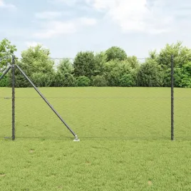 szare-ogrodzenie-vidaxl-1x10-m-ze-stali