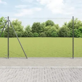 ogrodzenie-heksagonalne-vidaxl-szare-1-4x25-m-stal