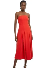 karen-millen-czerwona-sukienka-prosta-midi-bez-ramion-42-b1f