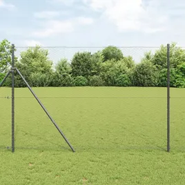 vidaxl-ogrodzenie-szesciokatne-szare-1-6x25-m-stal