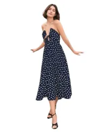 shein-sukienka-granatowa-w-groszki-midi-36-lwn