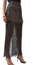 karen-millen-tall-czarna-dluga-spodnica-z-koronki-36-b1f