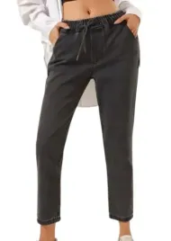 shein-jeansy-damskie-szare-z-wiazaniem-gladkie-42-1-a