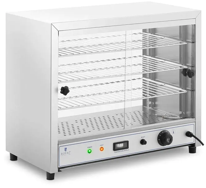 WITRYNA GRZEWCZA Royal Catering 80 l 1000 W Gastronomiczna 3 Półki