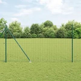 vidaxl-euro-ogrodzenie-z-7-szpikulcami-1-5x10-m-stal-galwanizowana-zielona