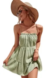 shein-sukienka-zielona-wiazana-mini-boho-40-42-vxd
