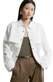 karen-millen-biala-krotka-kurtka-z-pagonami-dla-niskich-36-b1f