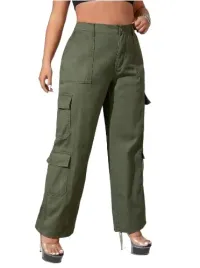shein-plus-size-zielone-spodnie-jeansowe-50-lte