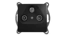quadra-gniazdo-tv-fm-sat-czarne-matowe