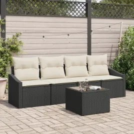 vidaxl-zestaw-sof-ogrodowych-z-poduszkami-5-czesci-czarny-polirattan