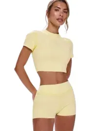 shein-zolty-top-damski-krotki-sportowy-gladki-s-1ee