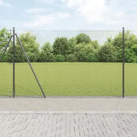 vidaxl-ogrodzenie-z-drutu-spawanego-z-13-slupkami-szare-1-6x25-m-stal
