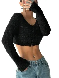 shein-czarny-krotki-sweter-z-guzikami-dlugi-rekaw-40-42-1ek