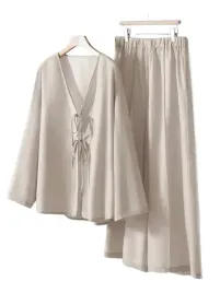 shein-bezowe-casualowe-spodnie-z-elastycznym-pasem-2xl-1eq