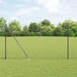 vidaxl-ogrodzenie-heksagonalne-szare-15x10-m-stal