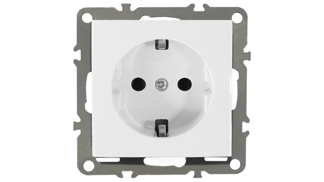 quadra-gniazdo-schuko-biale