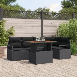 vidaxl-zestaw-6-czesciowy-sofa-ogrodowa-z-poduszkami-czarny-rattanowy