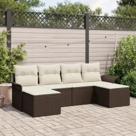 vidaxl-zestaw-6-czesciowy-sofa-ogrodowa-z-poduszkami-brazowy-polirattan