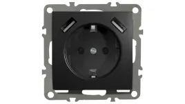 quadra-gniazdo-schuko-2x-usb-2-1a-czarne-matowe