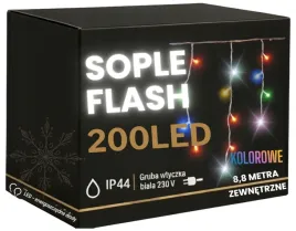sople-200-led-88-m-kolorowe-flash-kurtyna-zewnetrzna-gumowy-kabel