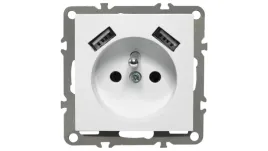 quadra-gniazdo-z-u-2x-usb-2-1a-biale