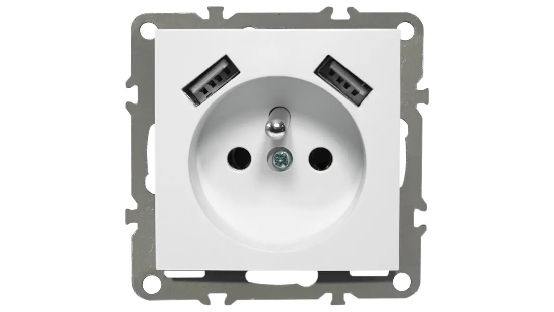 quadra-gniazdo-z-u-2x-usb-2-1a-biale