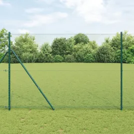 vidaxl-ogrodzenie-heksagonalne-zielone-1-6x50-m-stalowe