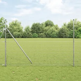 vidaxl-slupki-ogrodzeniowe-26-szt-o32-mm-210-cm-galwanizowana-stal