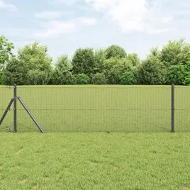 vidaxl-ogrodzenie-ze-spawanej-siatki-z-13-slupkami-szare-0-4x50-m-stal