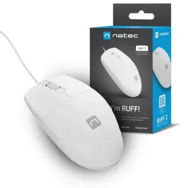 natec-mysz-ruff-2-1000dpi-biala-przewodowa-biurowa-optyczna