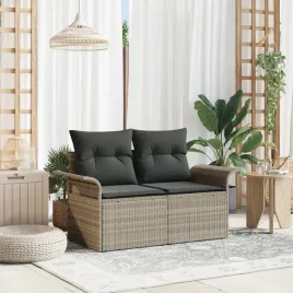 sofa-ogrodowa-2-osobowa-vidaxl-z-poduszkami-jasnoszara-z-polirattanu