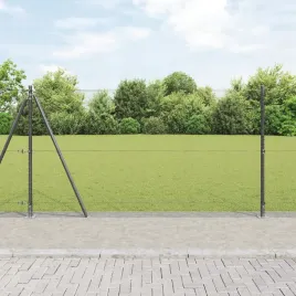 vidaxl-ogrodzenie-szesciokatne-szare-1-2x100-m-stal