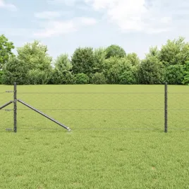 vidaxl-ogrodzenie-hexagon-szare-05x10-m-stal