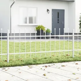 plot-ogrodowy-vidaxl-w-ksztalcie-wloczni-bialy-51x06-m-stal
