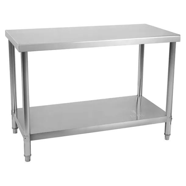 STÓŁ ROBOCZY Royal Catering Gastronomiczny 120x60 cm z Półką Stal Centralny